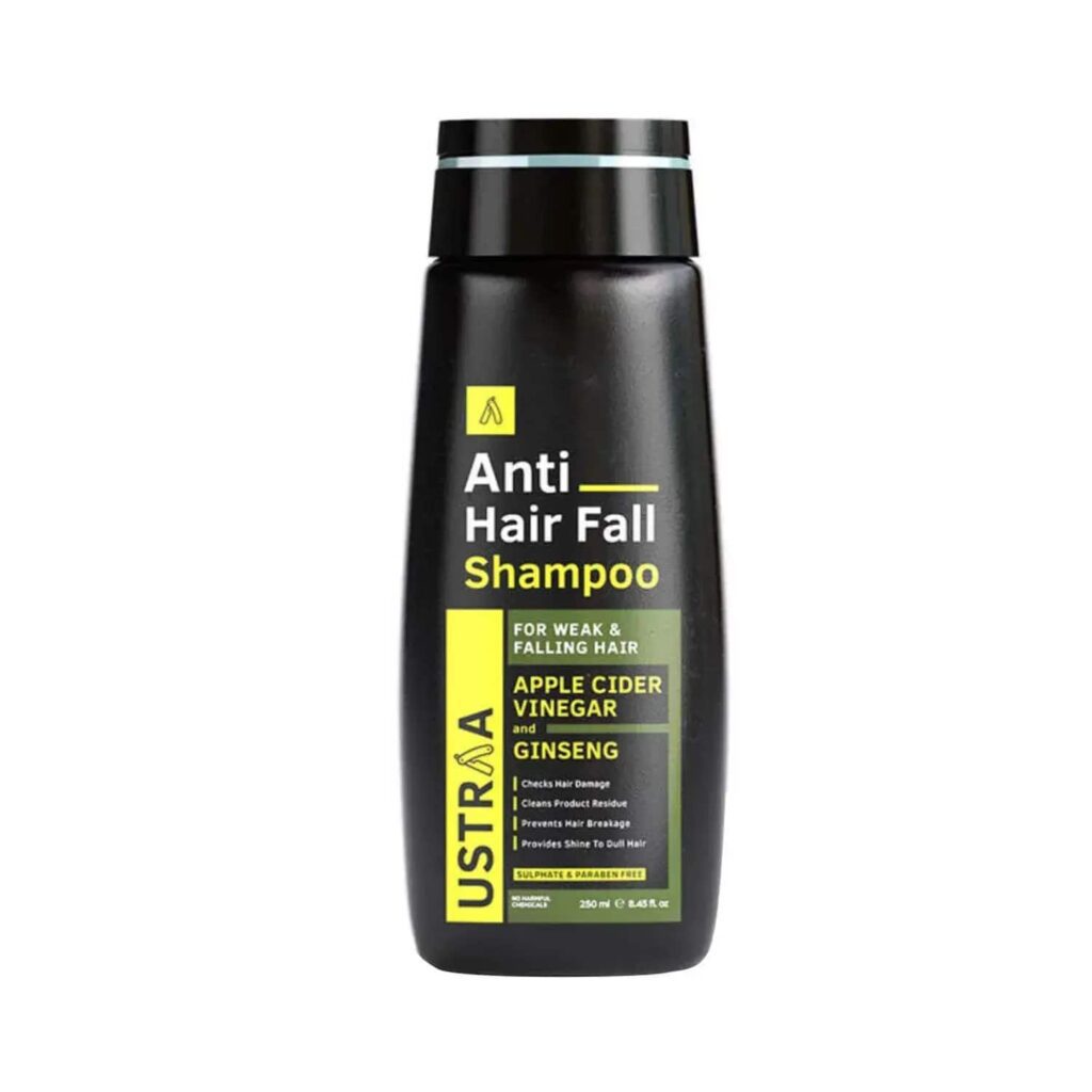 Ustraa Anti Hair Fall Apple Cider Vinegar & Ginseng Shampoo (250ml) - Ustraa