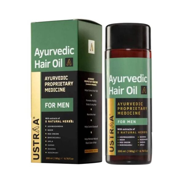 Ustraa Ayurvedic Hair Oil - (200ml) - Ustraa