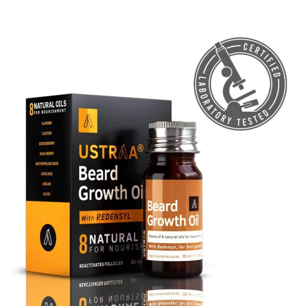 Ustraa Beard Growth Oil & De-tan Face Scrub - Ustraa