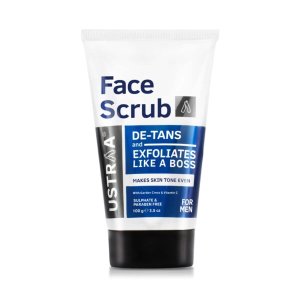Ustraa Beard Growth Oil & De-tan Face Scrub - Ustraa
