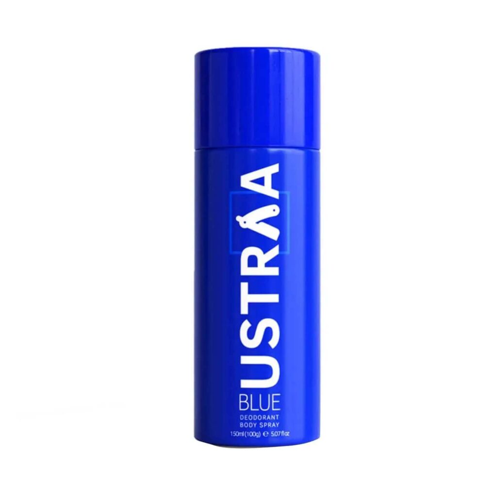 Ustraa Blue Deodorant Body Spray - (150ml) - Ustraa