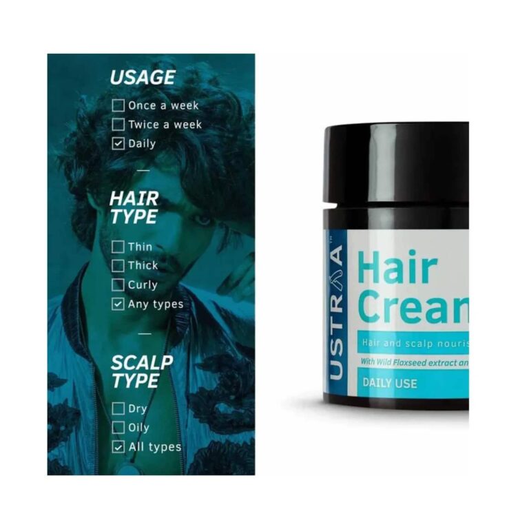 Ustraa Daily Use Hair & Scalp Nourishment Cream - (100g) - Ustraa