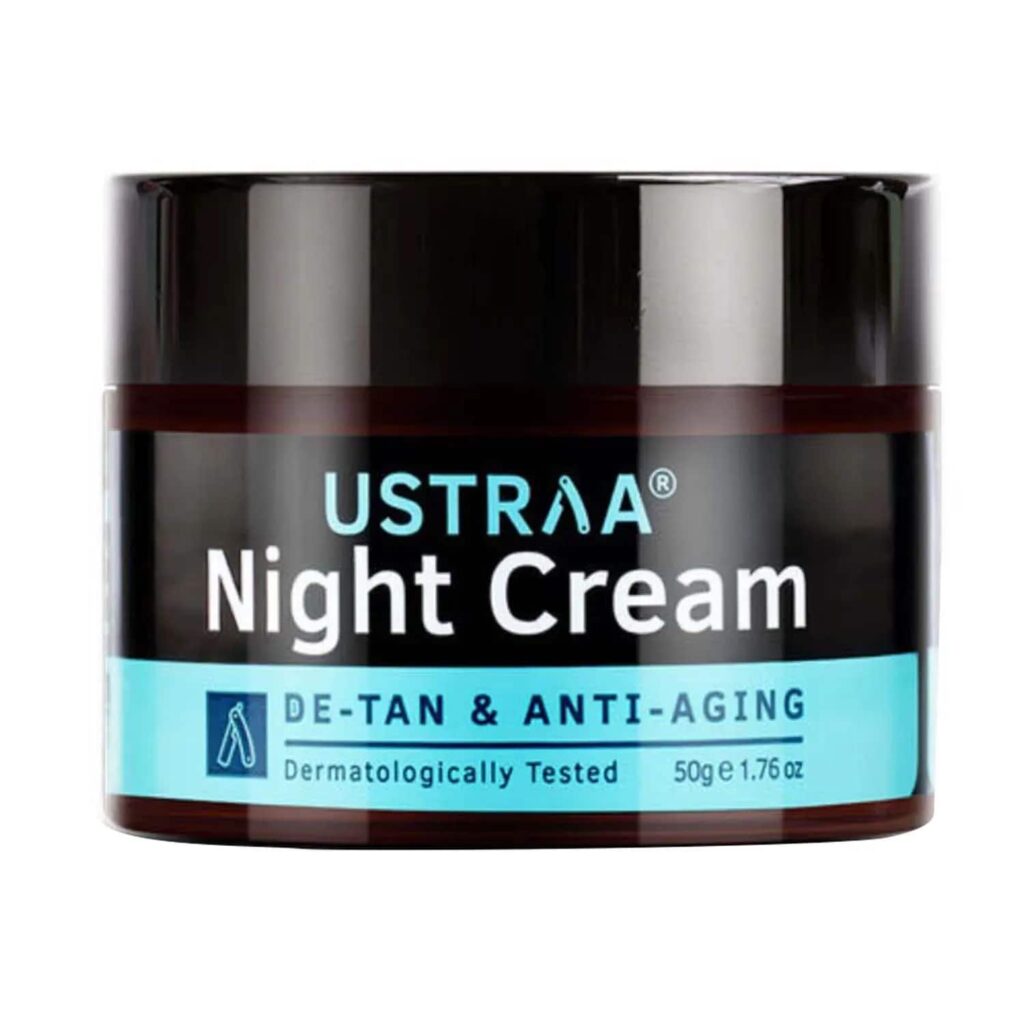 Ustraa De-Tan & Anti-Aging Night Cream - (50g) - Ustraa