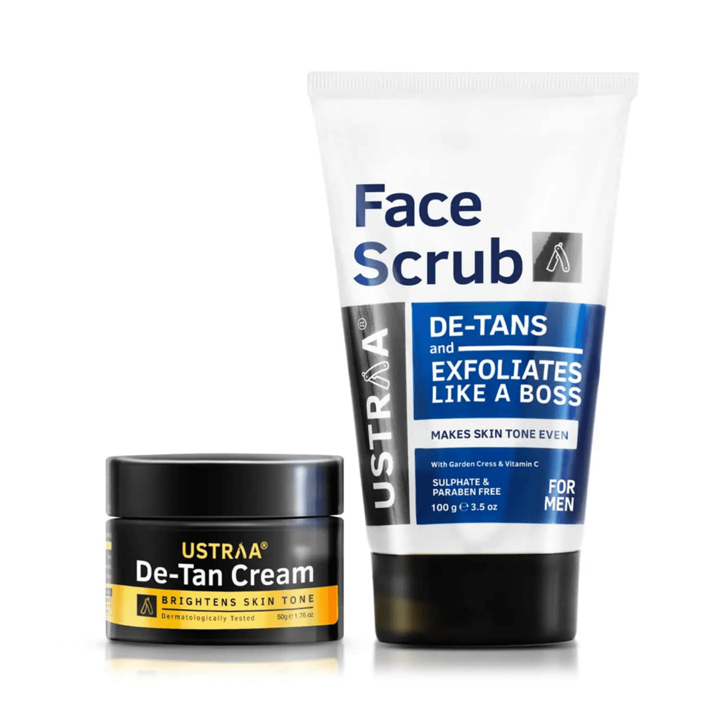 Ustraa De-tan Face Cream & De-tan Face Scrub - Ustraa