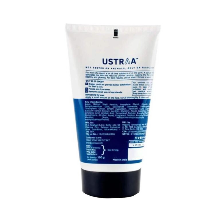 Ustraa De-Tans Face Scrub - (100g) - Ustraa