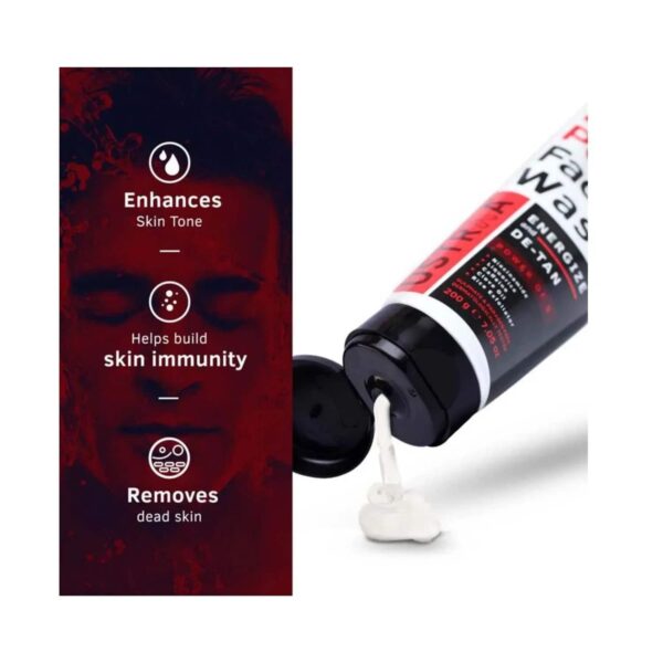 Ustraa Energize And De-Tan Power Face Wash, Skin Tone Cream, Night Cream & Mens Face Scrub Combo - Ustraa