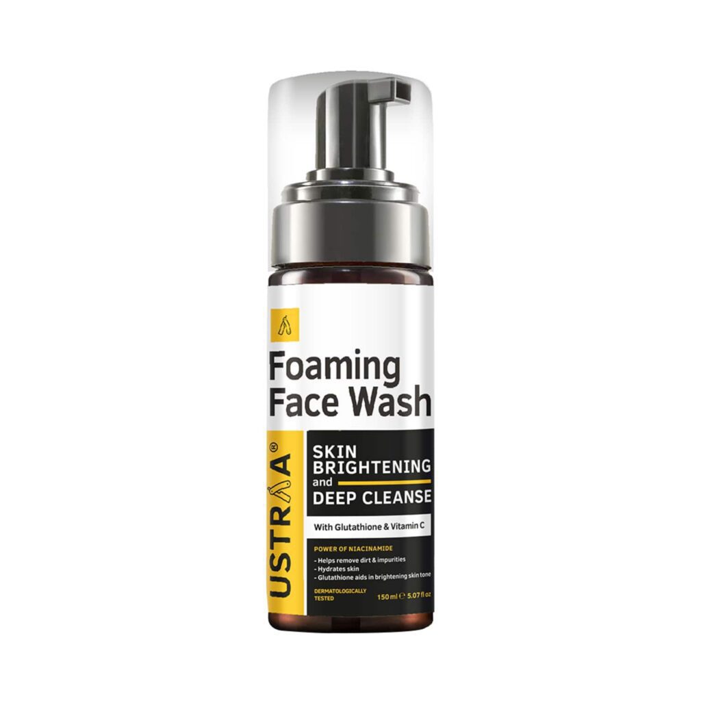 Ustraa Foaming Face Wash For Skin Brightening (150 ml) - Ustraa