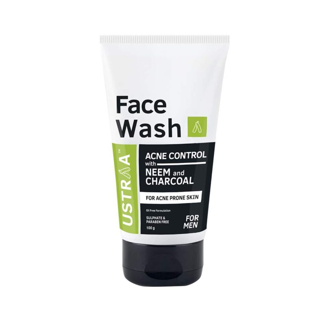 Ustraa Neem & Charcoal Face Wash (100g) - Ustraa