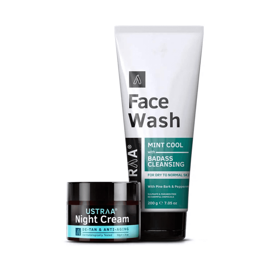 Ustraa Night Cream & Face Wash Dry Skin - Ustraa