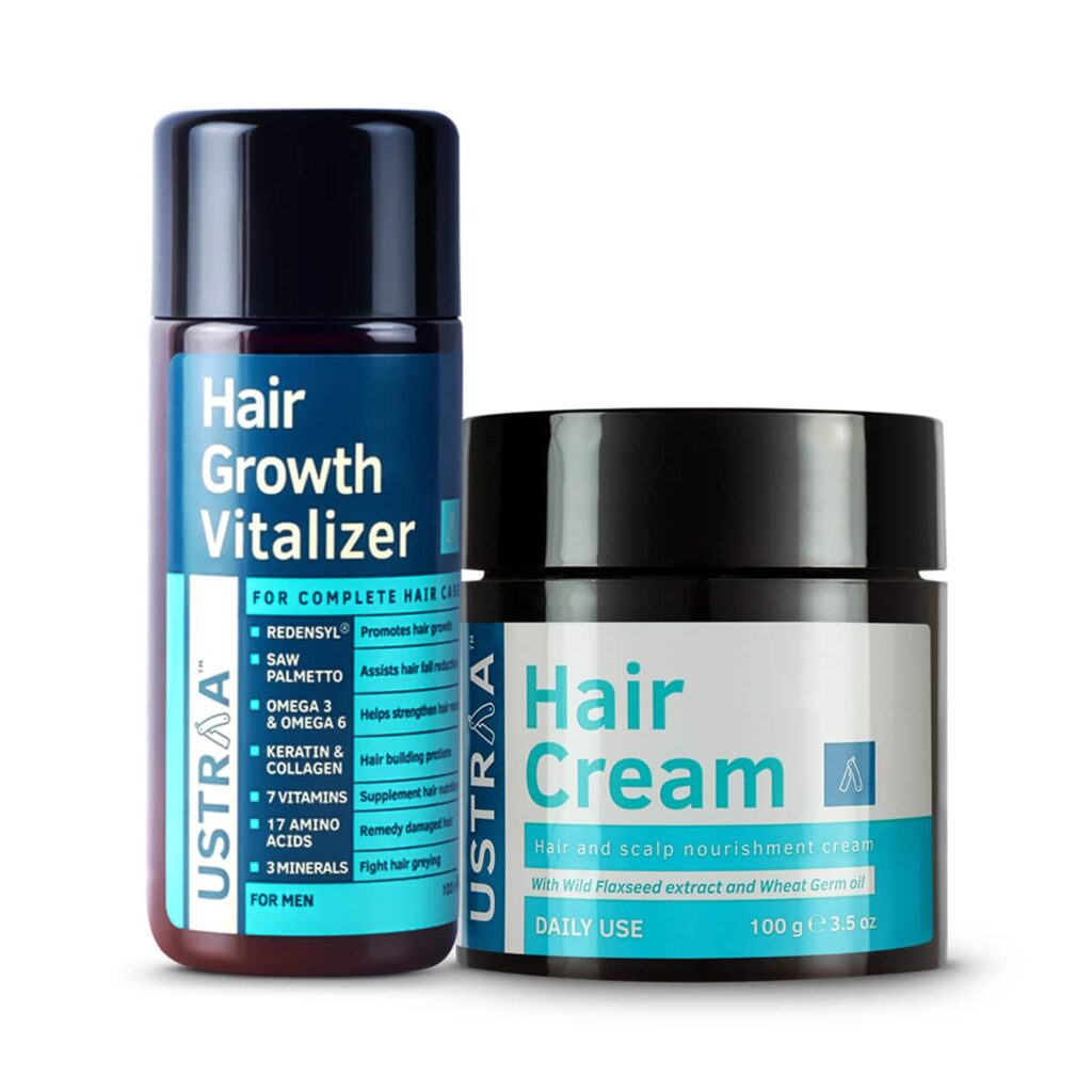 Ustraa Night Cream & Hair Growth Vitalizer - Ustraa