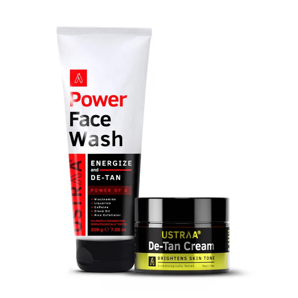 Ustraa Power Face Wash De-Tan & De-Tan Cream - Ustraa