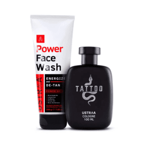 Ustraa Power Face Wash De-tan & Tattoo Cologne - Ustraa