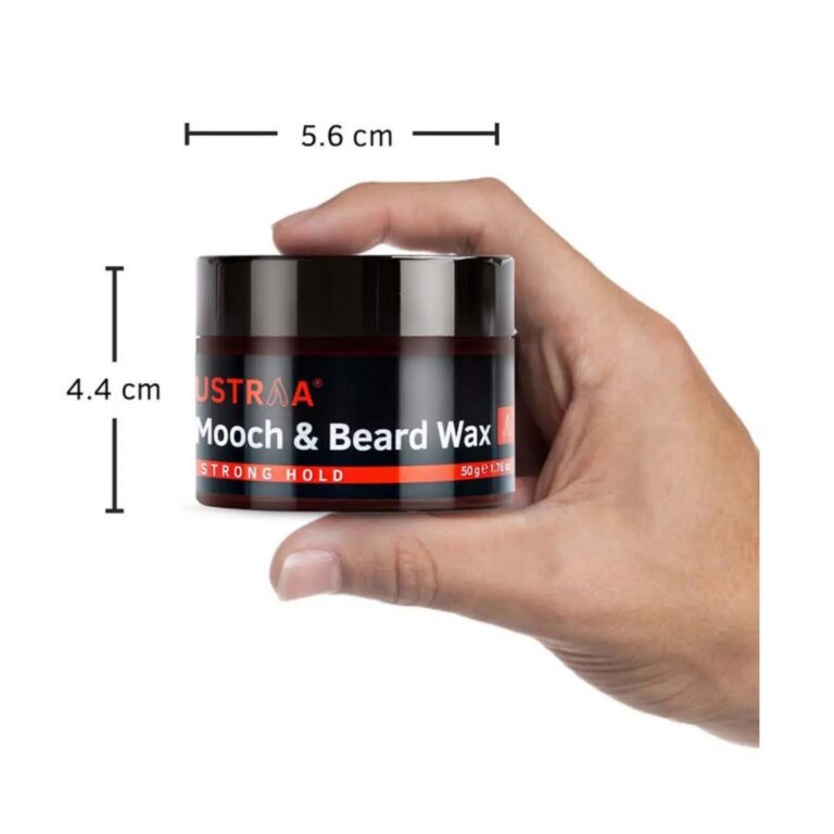 Ustraa Strong Hold Mooch & Beard Wax - (50g) - Ustraa