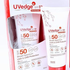 Uv Edge Spf 50 Sunscreen Gel For All Skin Type, 1 Count