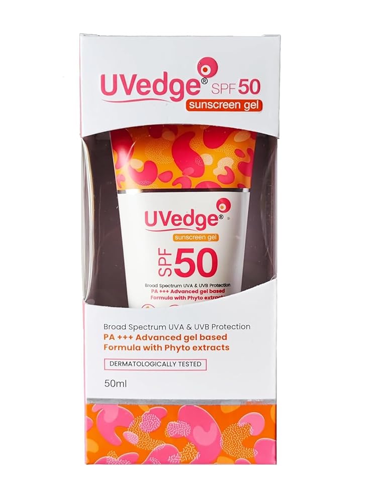 Uvedge Spf 50 Sunscreen Gel For All Skins