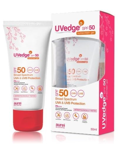 Uvedge Sunscreen For All Skin Type Gel Spf 50 Broad Spectrum- 50Ml(R)