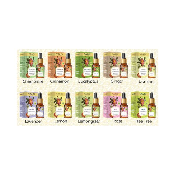 Vaadi Herbals 100% Pure Therapeutic Grade Lemon Essential Oil (10ml) - Vaadi Herbals