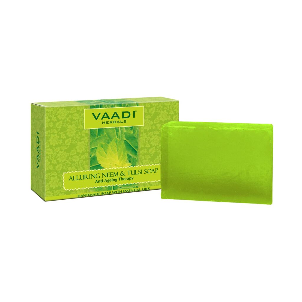 Vaadi Herbals Alluring Neem And Tulsi Soap (75g) - Vaadi Herbals