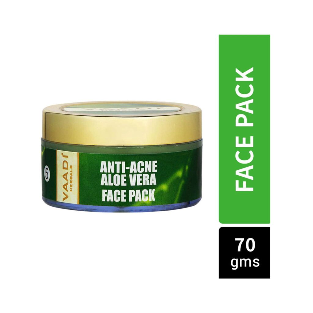 Vaadi Herbals Anti-Acne Aloe Vera Face Pack (70g) - Vaadi Herbals