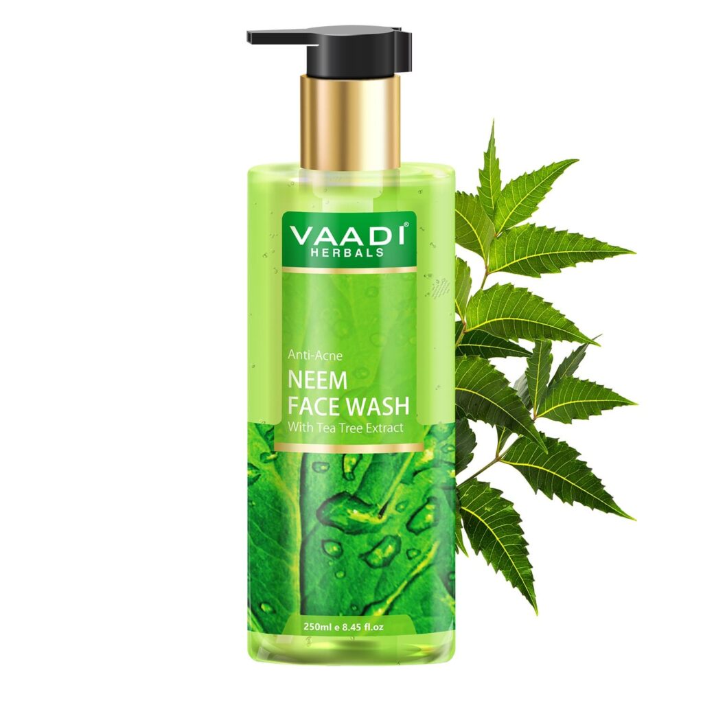 Vaadi Herbals Anti-Acne Neem Face Wash (250ml) - Vaadi Herbals