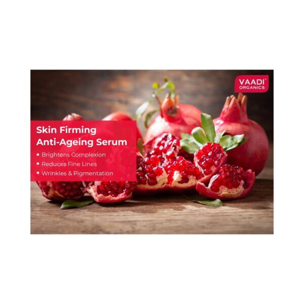 Vaadi Herbals Anti-Ageing Serum With Pomegranate Essential Oil (10ml) - Vaadi Herbals
