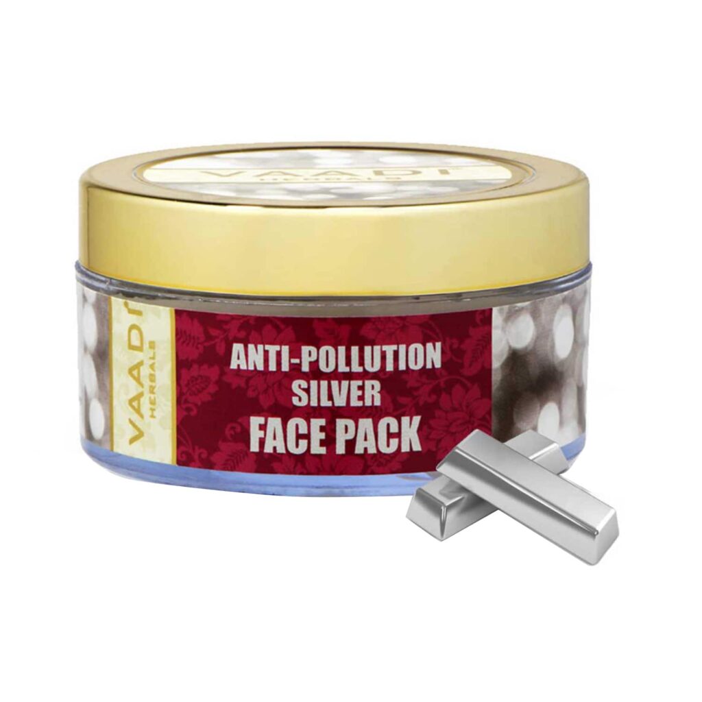 Vaadi Herbals Anti Pollution Silver Face Pack (70g) - Vaadi Herbals