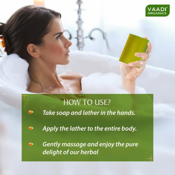 Vaadi Herbals Becalming Tea Tree Anti-Acne Soap (75g) - Vaadi Herbals