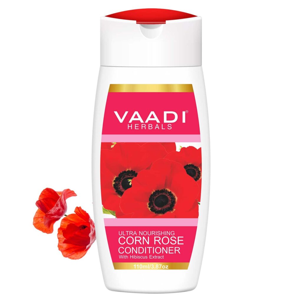 Vaadi Herbals Corn Rose Conditioner With Hibiscus Extract (110ml) - Vaadi Herbals