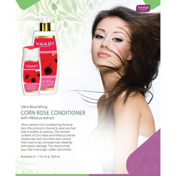 Vaadi Herbals Corn Rose Conditioner With Hibiscus Extract (110ml) - Vaadi Herbals
