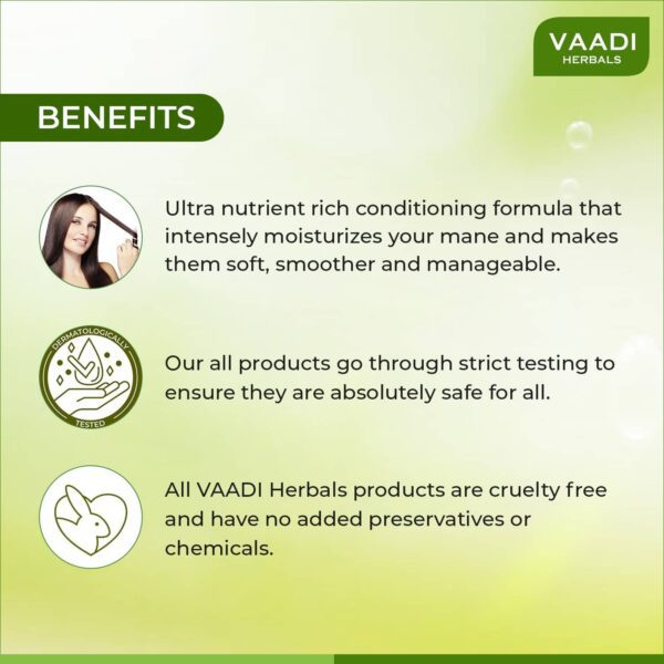 Vaadi Herbals Corn Rose Conditioner With Hibiscus Extract (110ml) - Vaadi Herbals