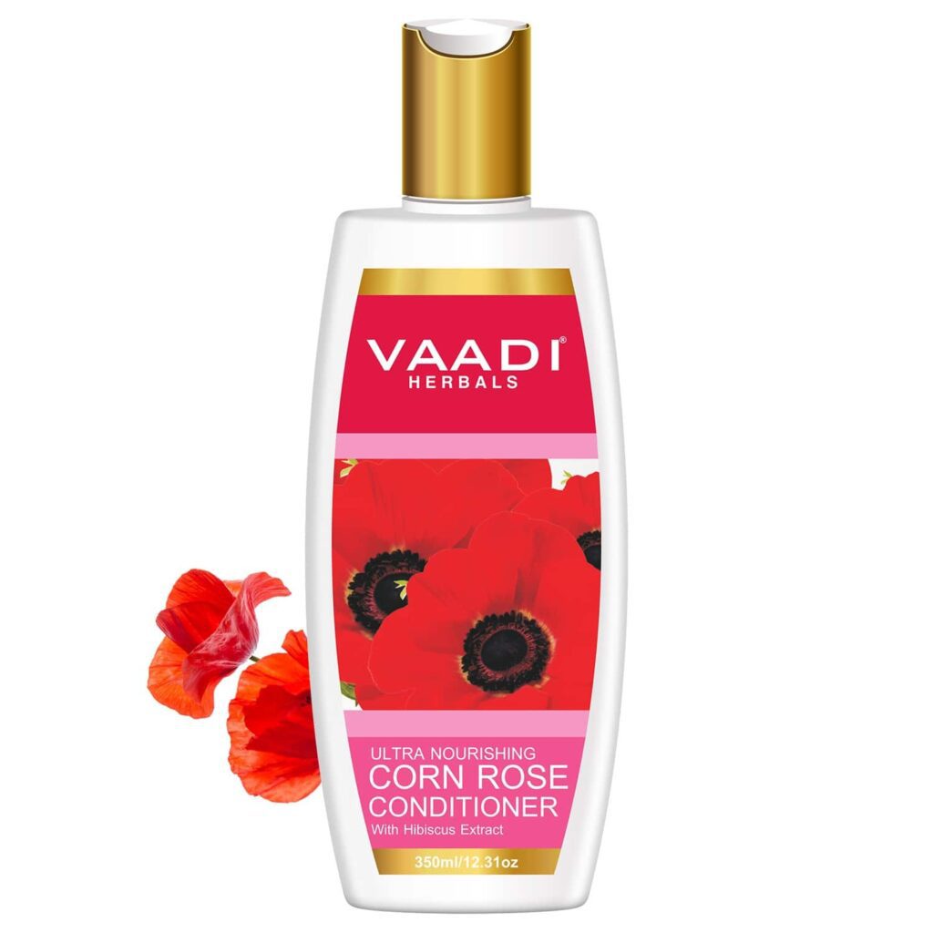 Vaadi Herbals Corn Rose Conditioner With Hibiscus Extract (350ml) - Vaadi Herbals