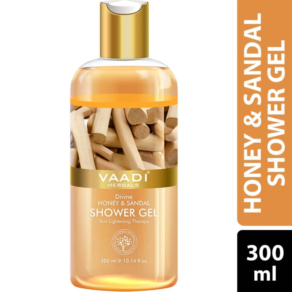 Vaadi Herbals Divine Honey & Sandal Shower Gel (300ml) - Vaadi Herbals