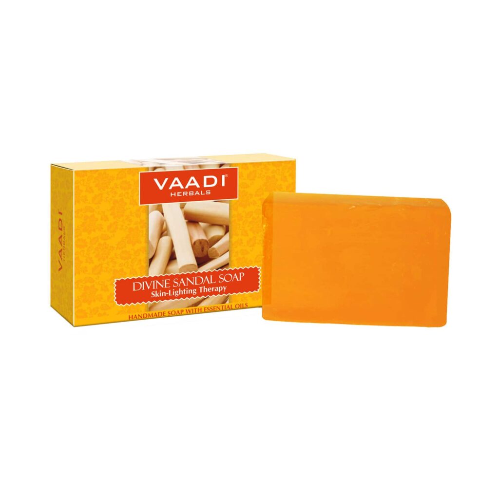 Vaadi Herbals Divine Sandal Handmade Soap (75g) - Vaadi Herbals