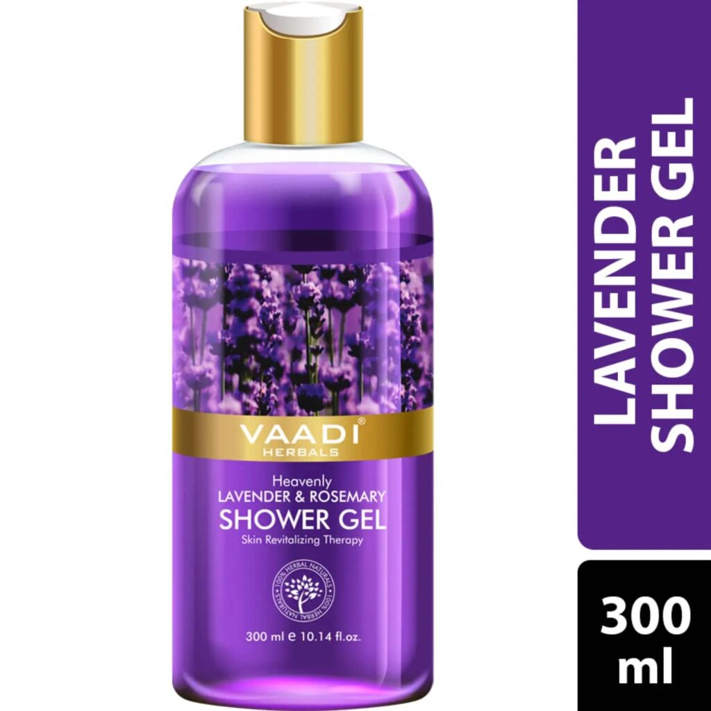 Vaadi Herbals Heavenly Lavender & Rosemary Shower Gel (300ml) - Vaadi Herbals