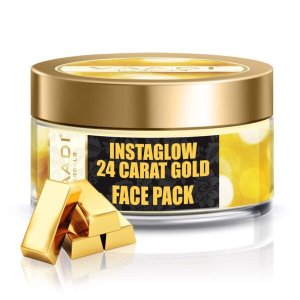 Vaadi Herbals InstaGlow 24 Carat Gold Face Pack (70g) - Vaadi Herbals