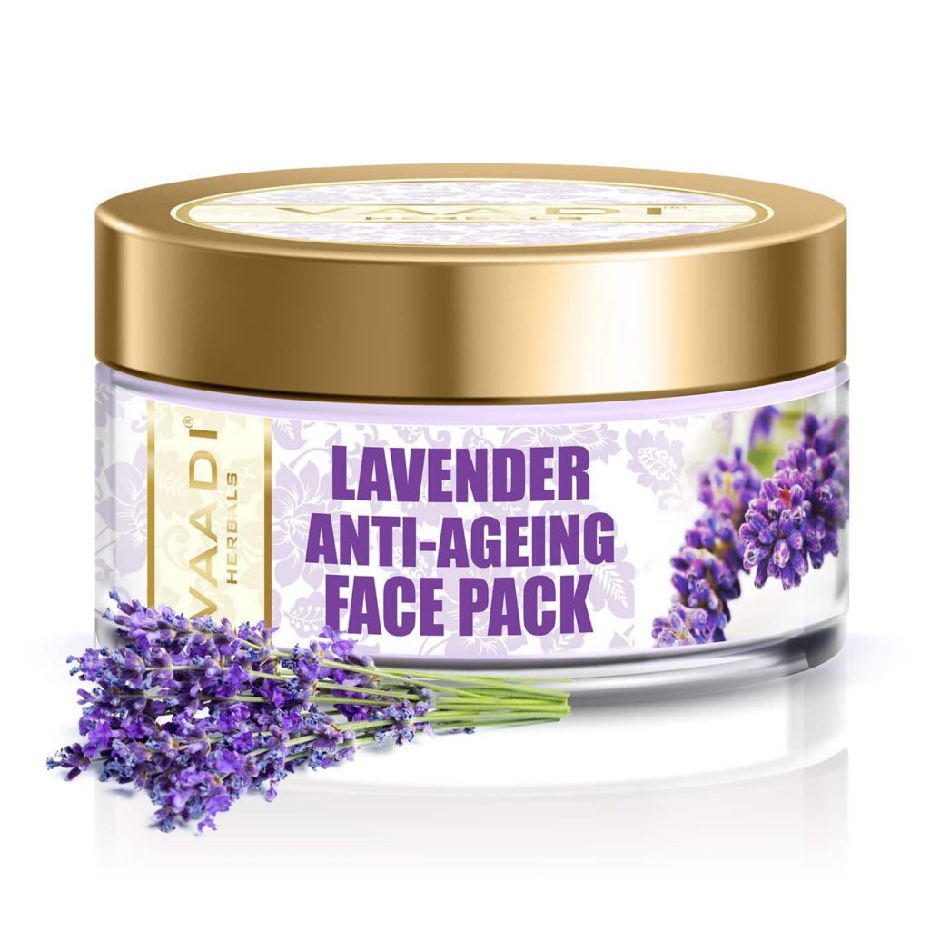Vaadi Herbals Lavender Anti-Ageing Face Pack (70g) - Vaadi Herbals