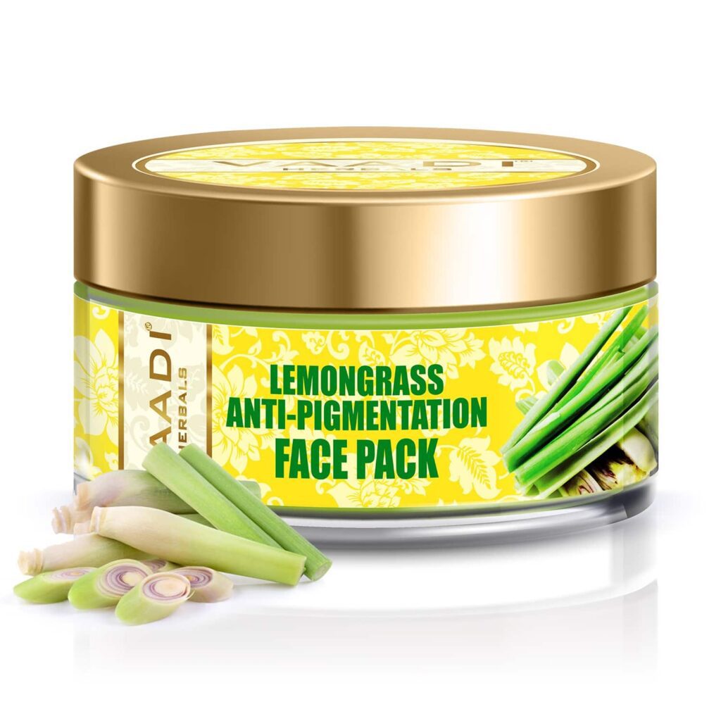 Vaadi Herbals Lemongrass Anti-Pigmentation Face Pack (70g) - Vaadi Herbals
