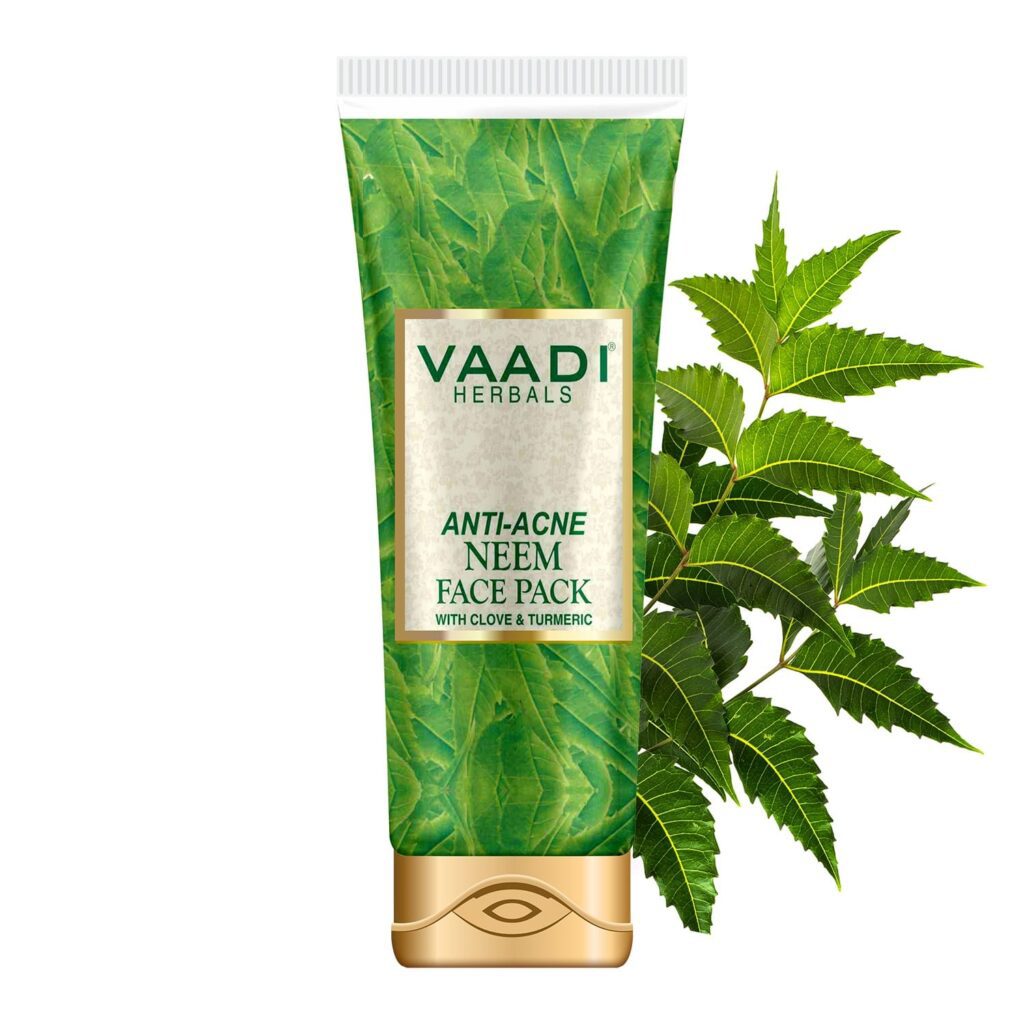 Vaadi Herbals Neem Anti-Acne Face Pack (120g) - Vaadi Herbals