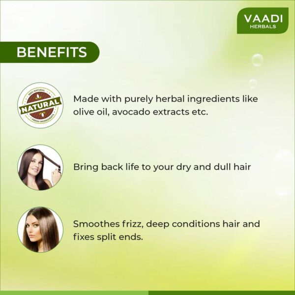 Vaadi Herbals Olive Conditioner With Avocado Extract (350ml) - Vaadi Herbals