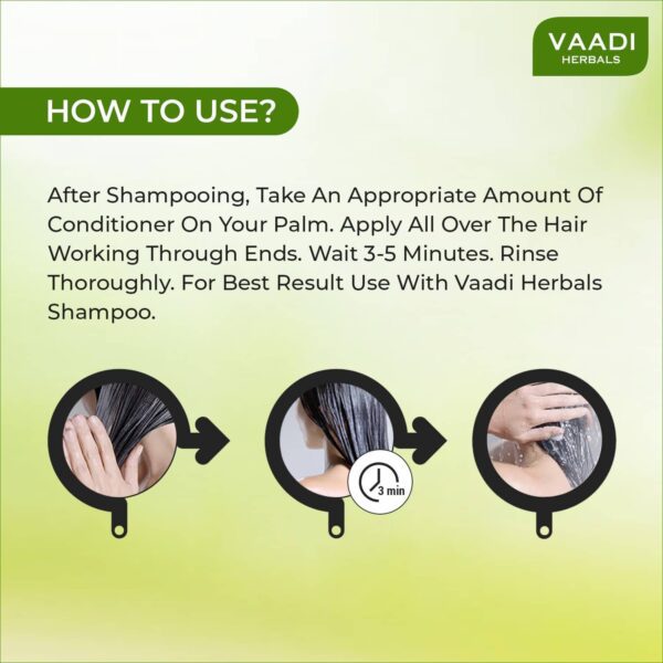 Vaadi Herbals Olive Conditioner With Avocado Extract (350ml) - Vaadi Herbals