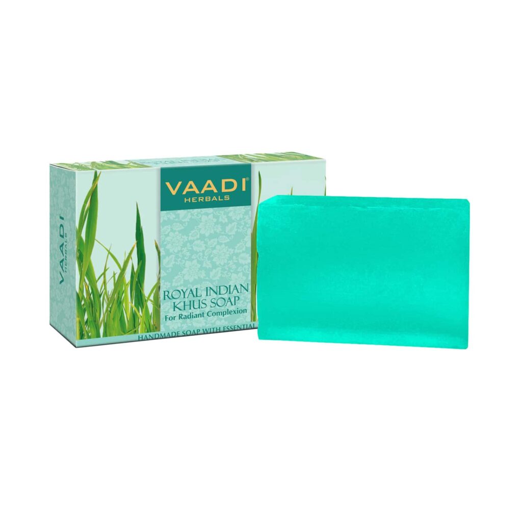 Vaadi Herbals Royal Indian Khus Soap (75g) - Vaadi Herbals