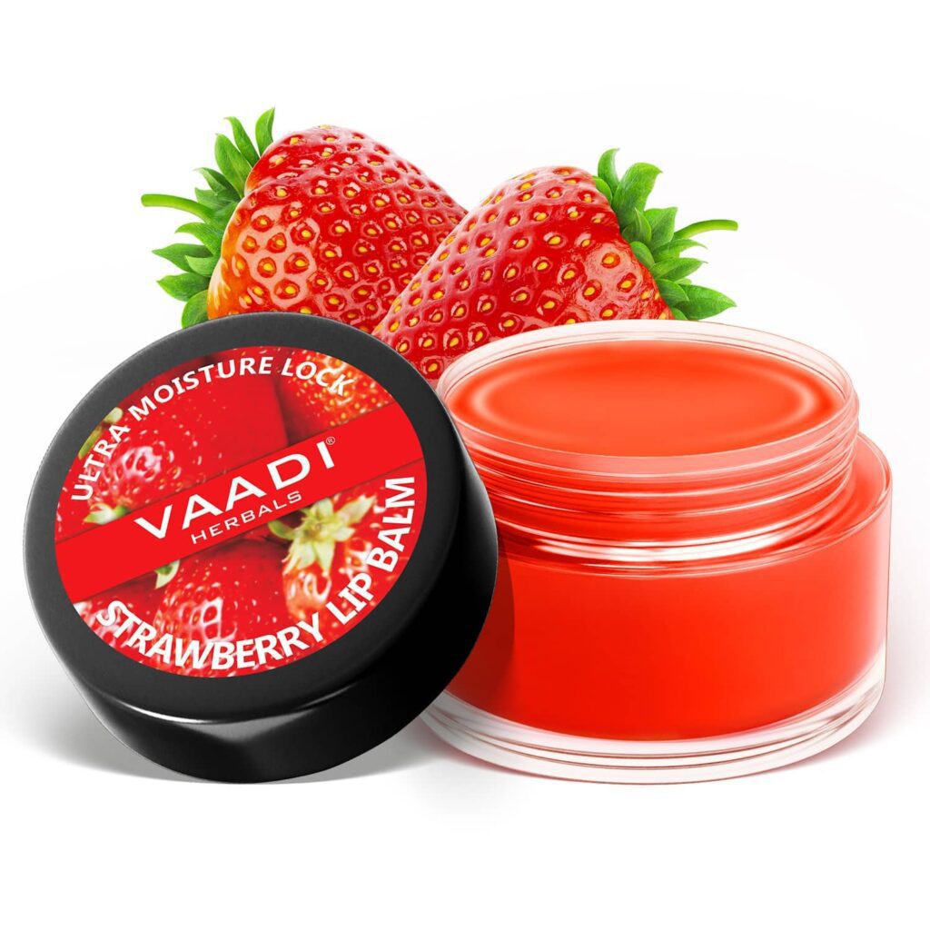 Vaadi Herbals Strawberry Lip Balm (10g) - Vaadi Herbals