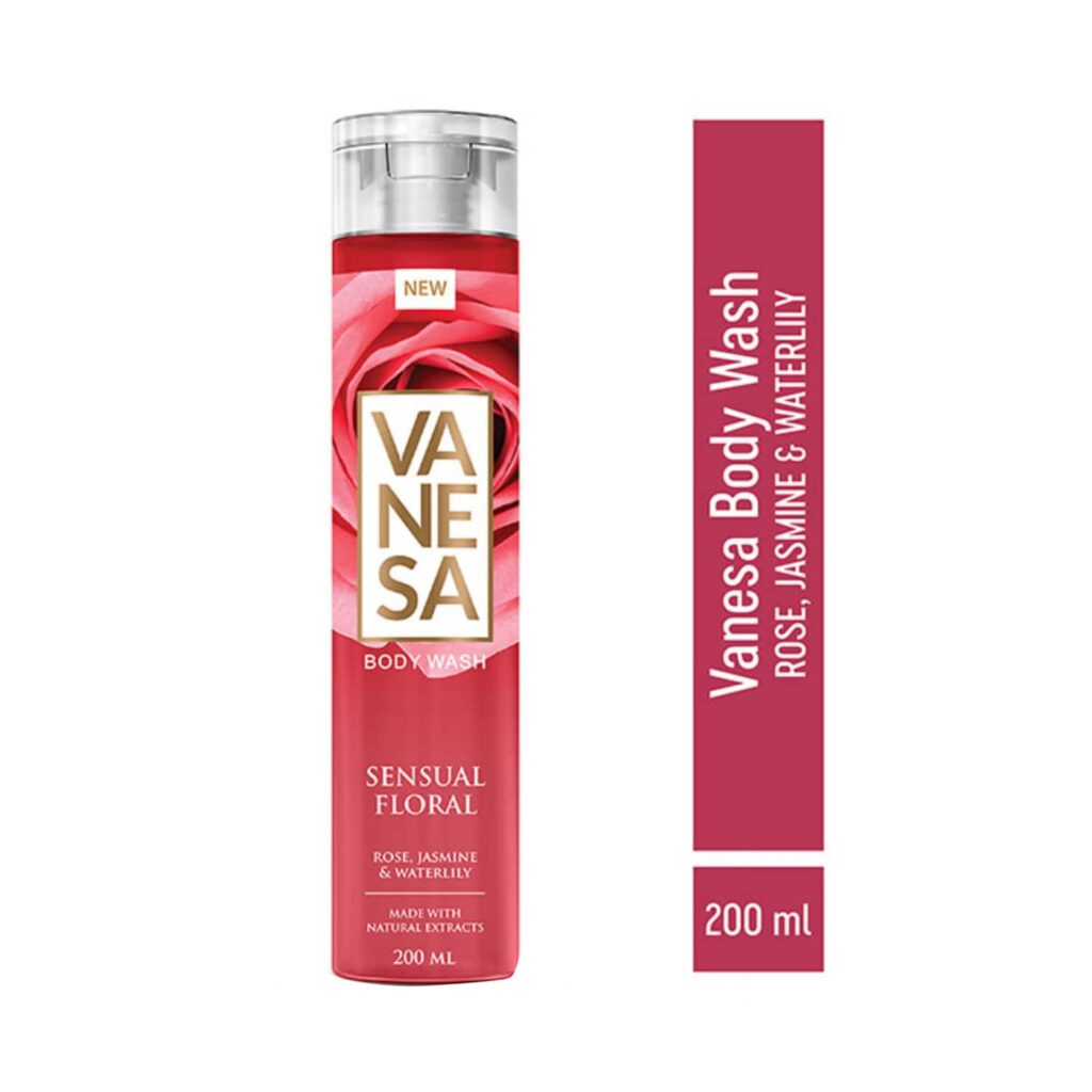 Vanesa Sensual Floral Body Wash (200ml) - Vanesa