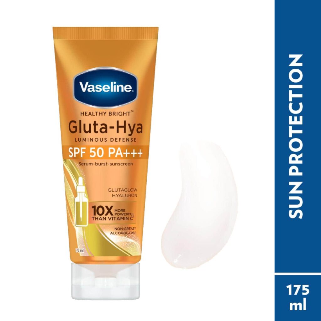 Vaseline Gluta Hya Antioxidant SPF 50 PA+++ Sunscreen (175 ml) - Vaseline