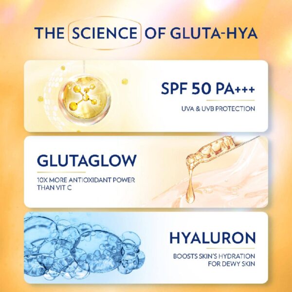 Vaseline Gluta Hya Antioxidant SPF 50 PA+++ Sunscreen (175 ml) - Vaseline