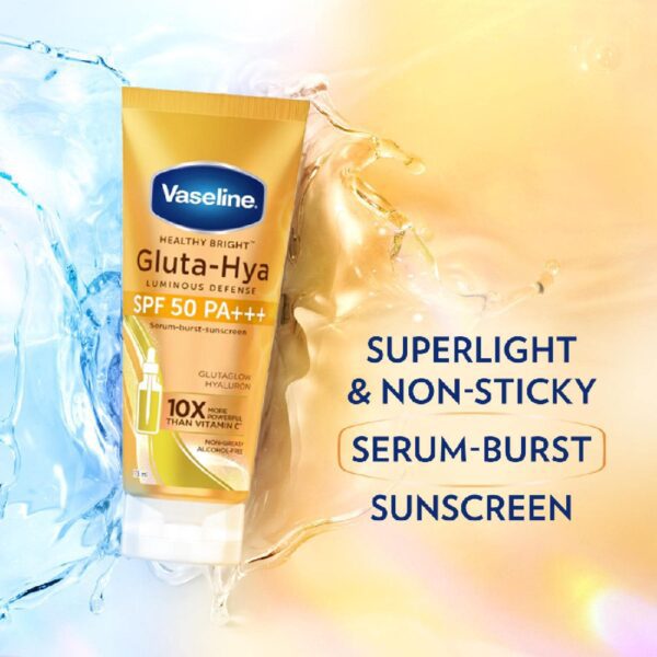 Vaseline Gluta Hya Antioxidant SPF 50 PA+++ Sunscreen (175 ml) - Vaseline