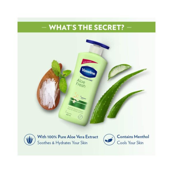 Vaseline Intensive Care Aloe Fresh Body Lotion (400ml) - Vaseline