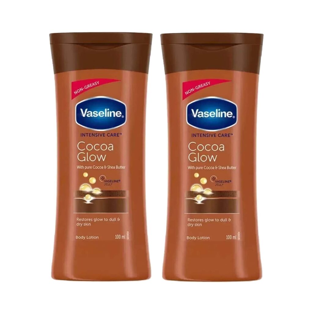 Vaseline Intensive Care Cocoa Glow Body Lotion Combo - Vaseline