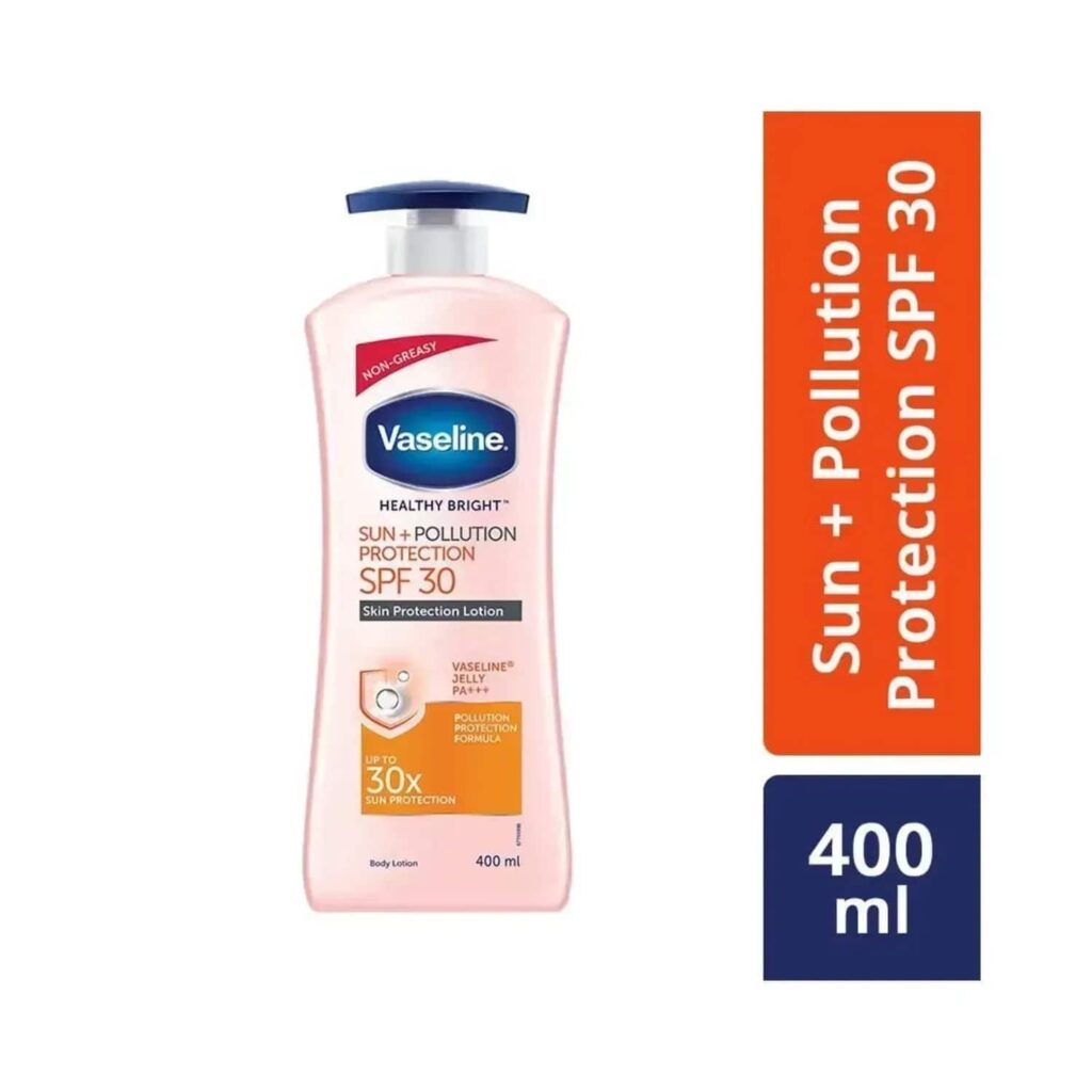 Vaseline Sun + Pollution Protection SPF 30 Body Lotion - (400ml) - Vaseline
