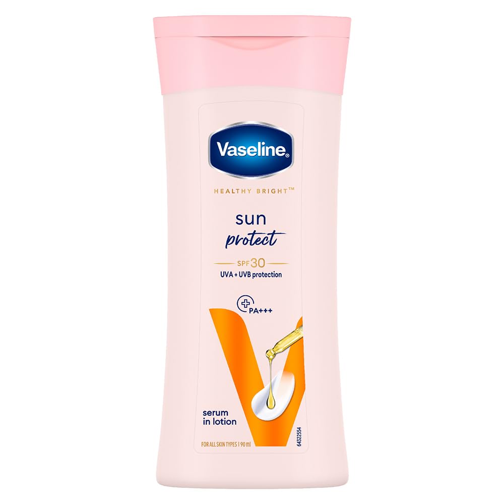 Vaseline Sun + Pollution Protection SPF 30 Body Lotion, Upto 30X Sun Protection, 100 ml